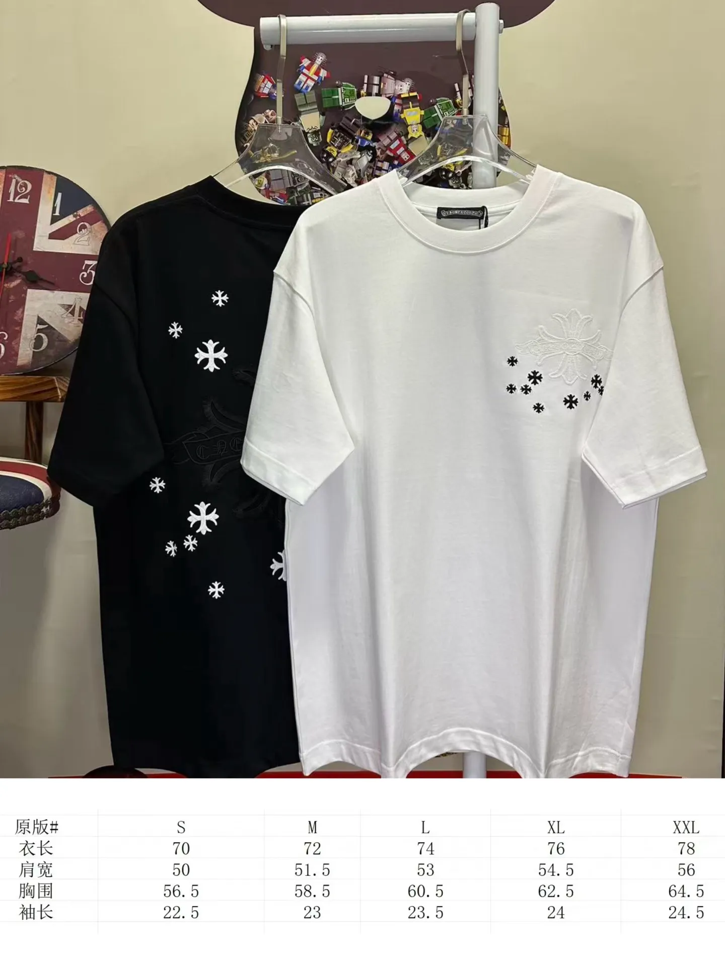 L 26932# Premium 2026 New Arrival Original T Premium Premium Versatile Hot Sale Premium Factory ： 🪡 ：White Black Size：S XXL